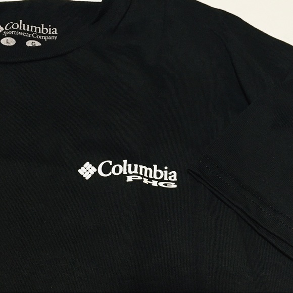 NWT Columbia Sportswear PHG Hunting Flag T-Shirt Men’s Size L Large Black NEW - Picture 5 of 9
